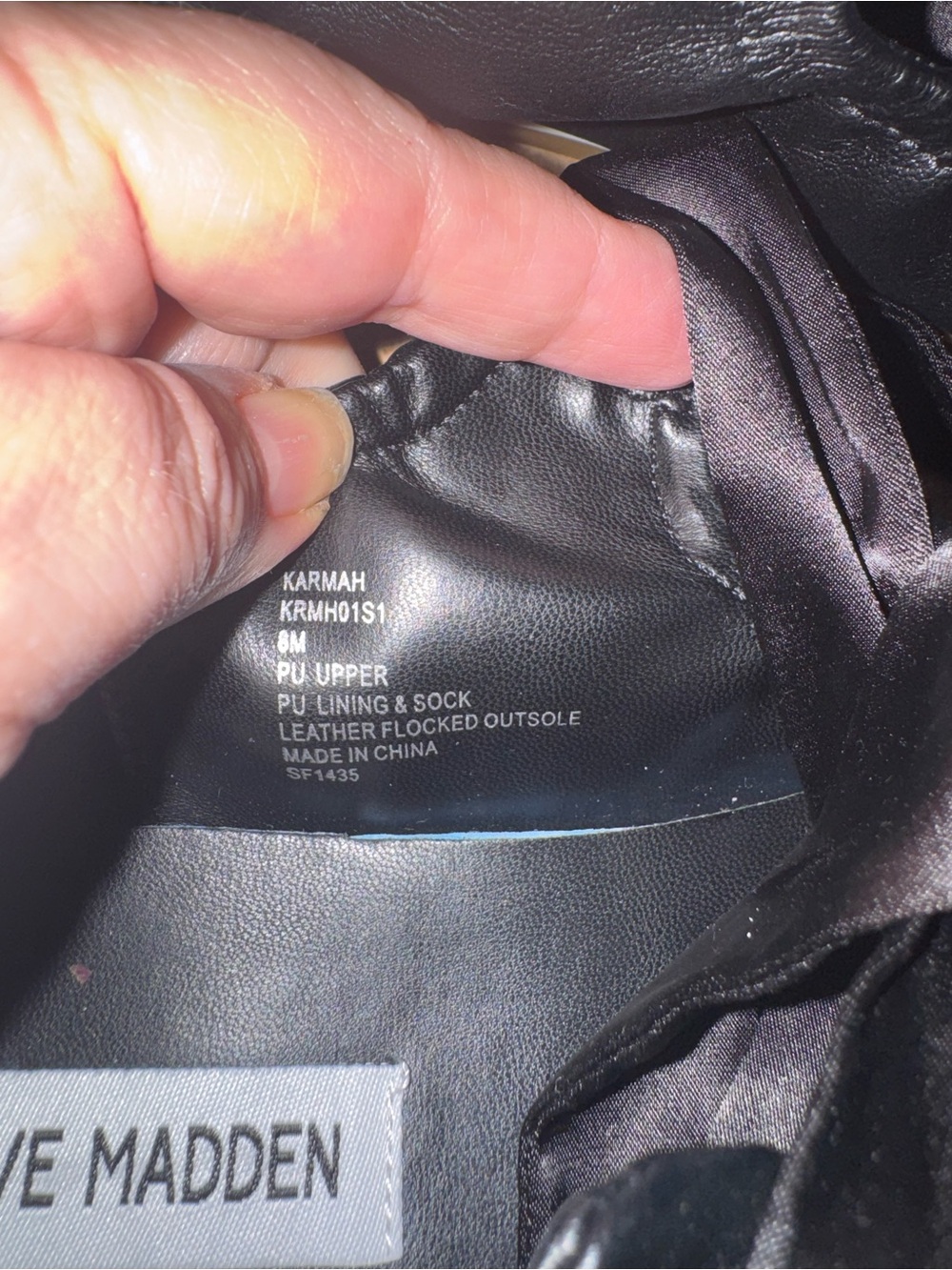 Steve Madden Black Karmah Sneaker - Picture 8 of 8